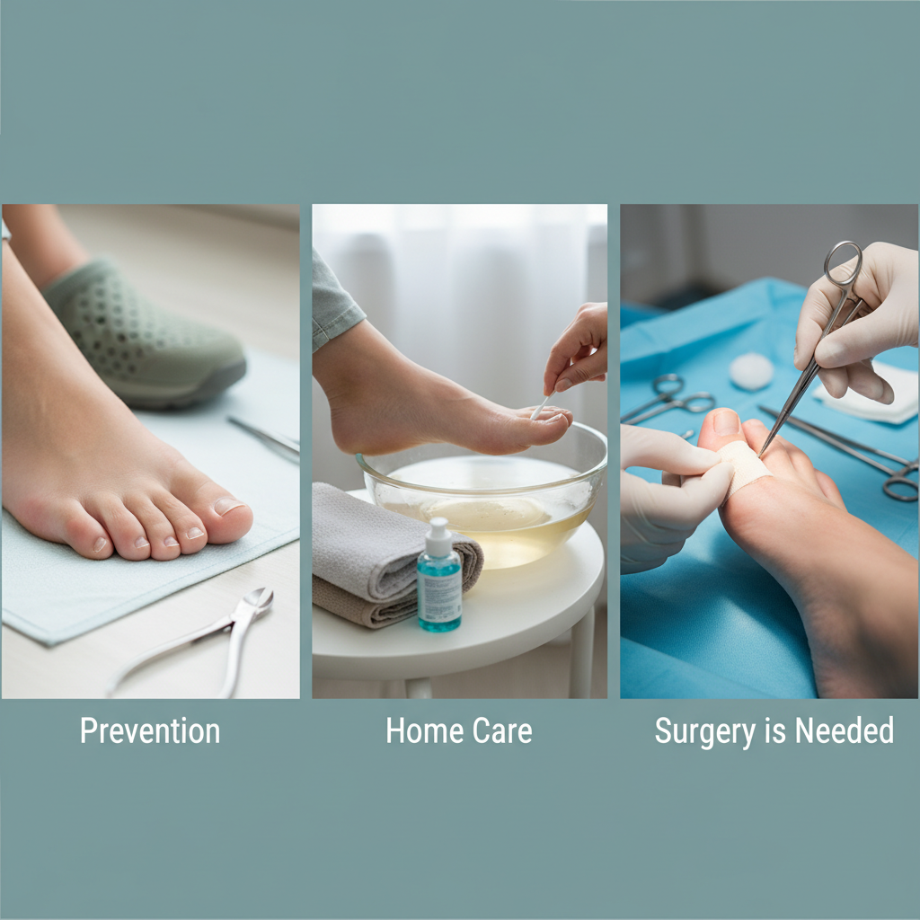 Ingrown Toenails: Prevention, Home Care, and When Surgery is Needed