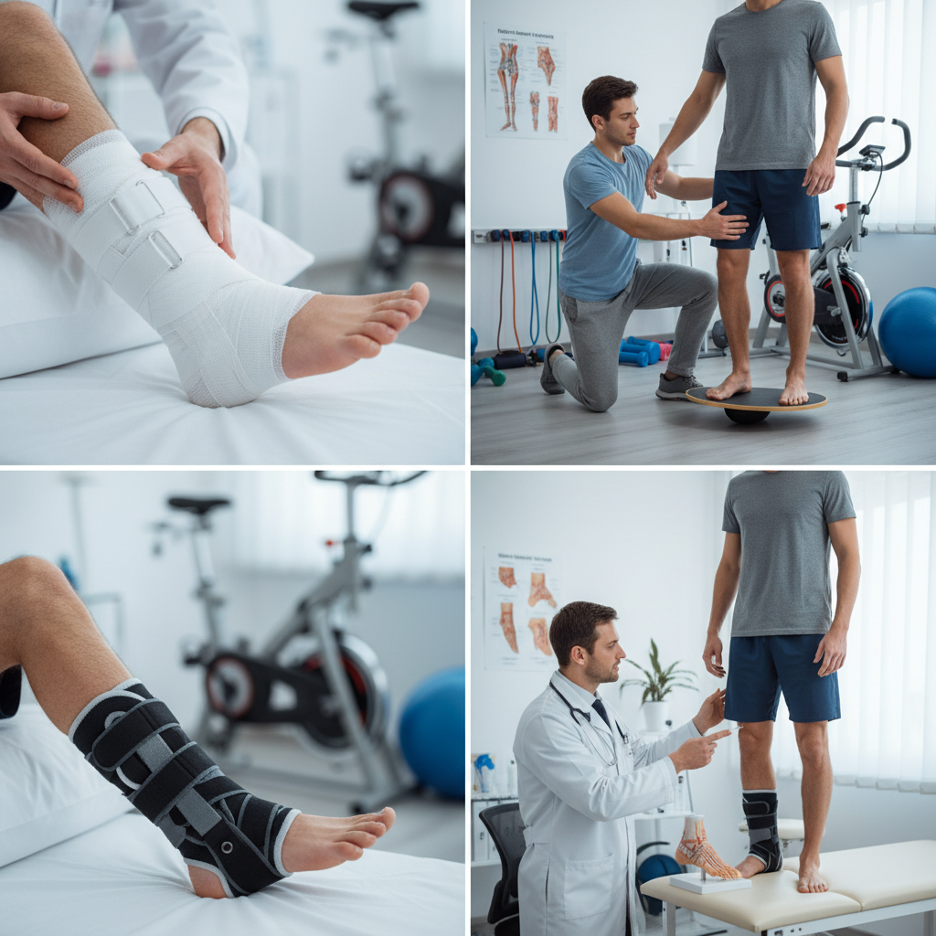 Navigating Ankle Sprain Recovery: From Initial Injury to Full Stability